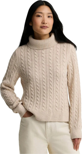 Barbour Dame Strikkevarer Beige M, Barbour Dame Strikkevarer Beige M,