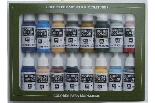 Model Color Set "Americal Civil War" 16 Colors