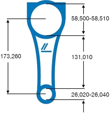 Stempelstang IPSA CO000100 Stempelstang IPSA CO000100