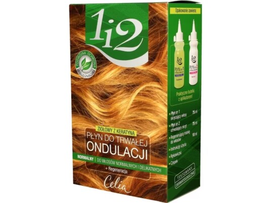 Celia For hair 1i2 Perm Lotion Herbal with keratin  normal 1op.