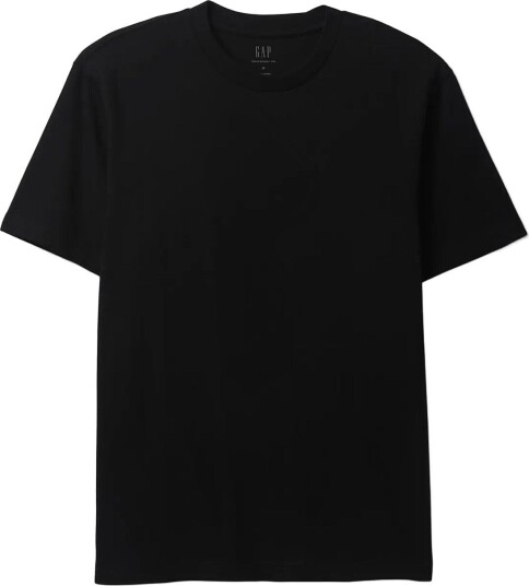 GAP Adult Heavyweight Relaxed T Shirt From The Gap Collection Black S GAP Adult Heavyweight Relaxed T Shirt From The Gap Collection Black S