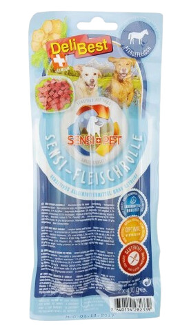 Pølse Sensitiv Hest 2X400G Hund Hundegodbiter & Tyggebein Belønningsgodbiter For Hund Delibest Pølse Sensitiv Hest 2X400G Hund Hundegodbiter & Tyggebein Belønningsgodbiter For Hund Delibest