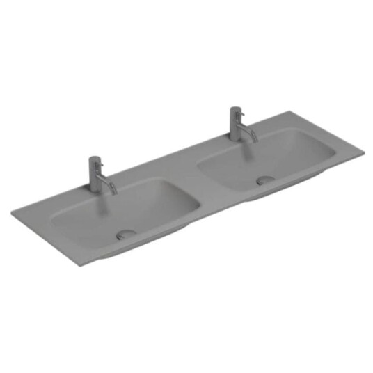Dansani Calidris Form Servant Måltilpasset D40cm Lys grå Matt / 200cm Dobbel