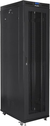 Lanberg Frittstående Stativ 19 Tommers Skap 47U 800X1000 Mesh Dør Lcd Flatpakke Svart Lanberg Frittstående Stativ 19 Tommers Skap 47U 800X1000 Mesh Dør Lcd Flatpakke Svart