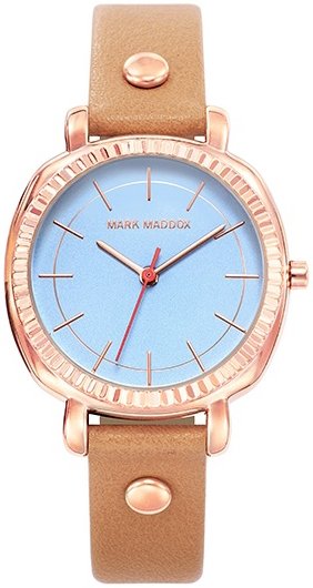 Mark Maddox Dameklokke MC0019 97 Classic Lær Ø31 mm