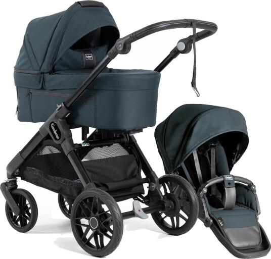 Emmaljunga Sento Max Flat Urban Forest Komplett Barnevogn