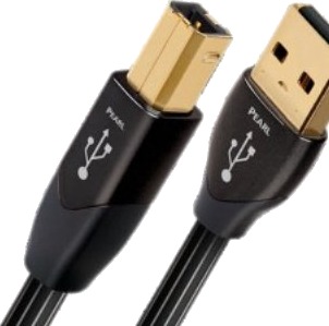 Audioquest 0.75M Pearl Usb A B 0,75 M Usb A Usb B Usb 2.0 Hankjønn/Hankjønn Sort Audioquest 0.75M Pearl Usb A B 0,75 M Usb A Usb B Usb 2.0 Hankjønn/Hankjønn Sort