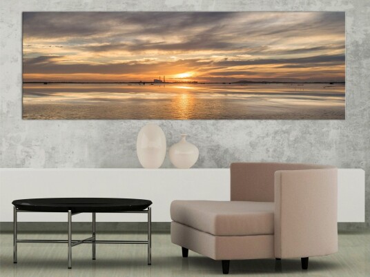 Tavla Cloudy Evening 1 Part Narrow 120x40
