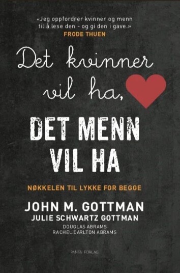 Det Kvinner Vil Ha, Det Menn Vil Ha Av Douglas Abrams, Rachel Carlton Abrams, John M. Gottman, Julie Schwartz Gottman