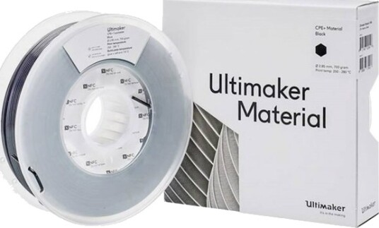 Ultimaker CPE+ Filament 2.85 mm 700 g Sort 1644