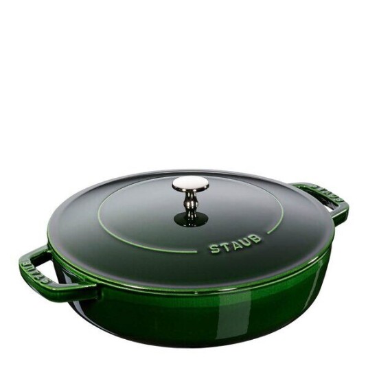Staub Chistera sauté traktørpanne 28 cm grønn Staub Chistera sauté traktørpanne 28 cm grønn
