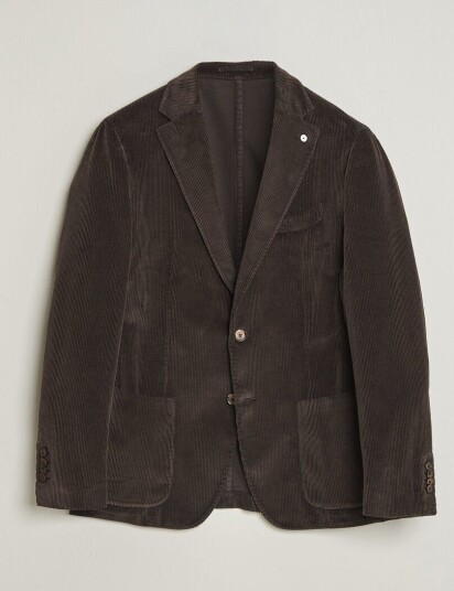 L.B.M. 1911 Jack Corduroy Blazer Brown