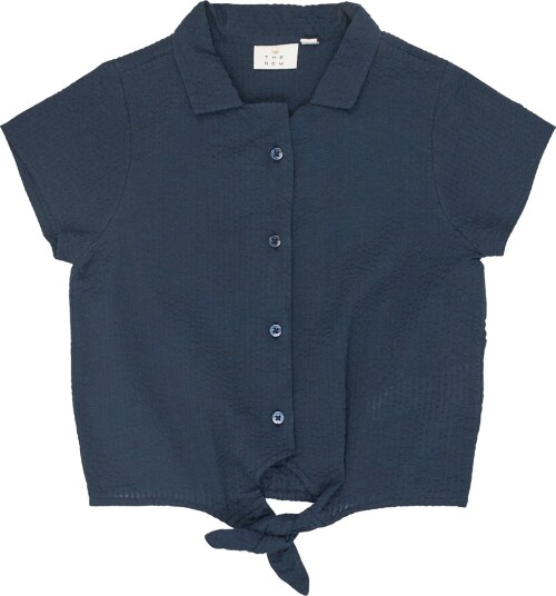 The New Tntessa S_S Shirt - Navy - 158/164 The New Tntessa S_S Shirt - Navy - 158/164