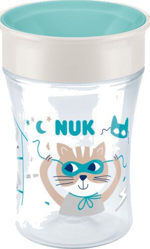 Drikkekopp NUK Evolution Magic Cup Turkis