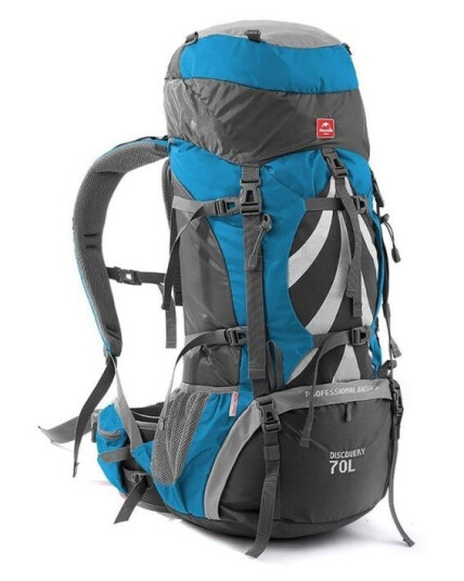 Naturehike Nh70b07-B Tursekk 70 L + 5 L Svart