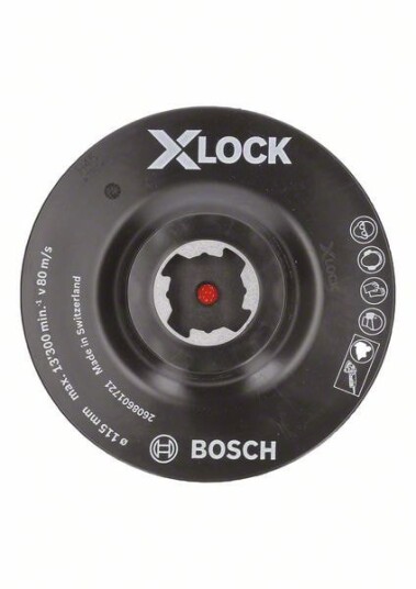 Bosch X-LOCK 115mm Slipetallerken med Borrelås for Elektroverktøy Bosch X-LOCK 115mm Slipetallerken med Borrelås for Elektroverktøy