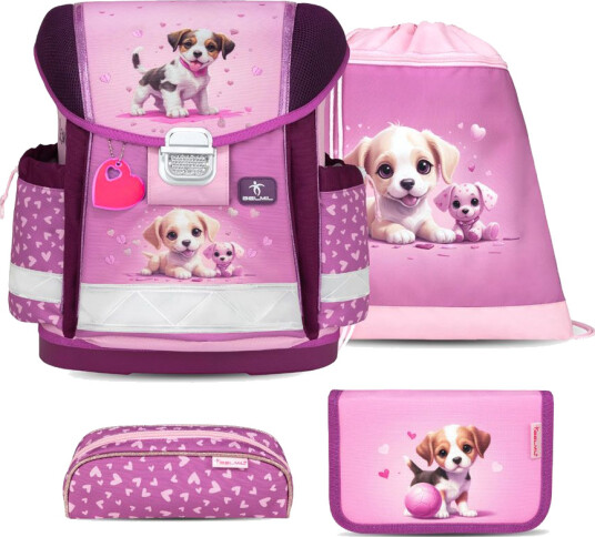 Hvalpe Skolesekk Med 4 Deler Belmil School Bags 879563