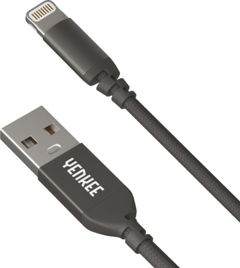 Usb-Kabel Yenkee Usb-A Til Lightning 1 M Svart 30015967