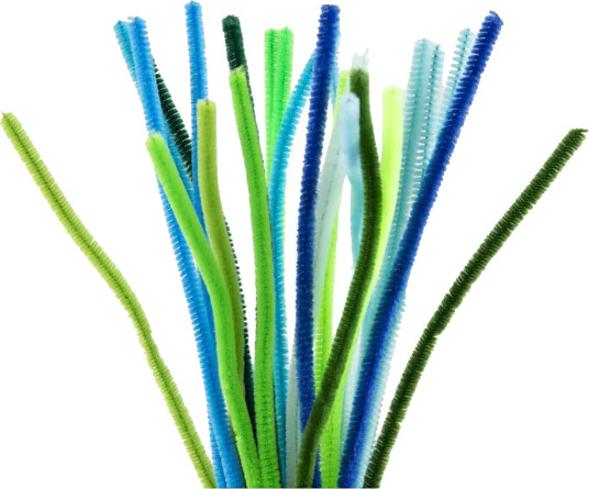 Diverse Piperenser L: 30 cm tykkelse 6 mm grønn turkis harmoni 25 stk 1 pk