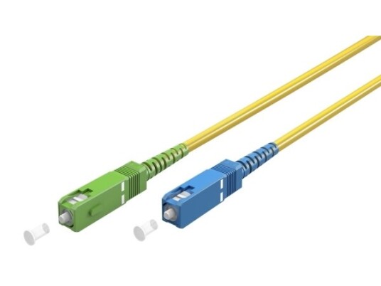 Goobay 59664 Fiberoptisk Kabel 20 M Sc/Apc Sc/Upc Ftth Os2 Gul (59664)
