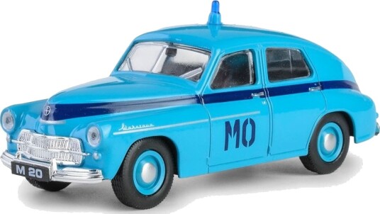 Daffi Warszawa Modellbil 1:43 Blå