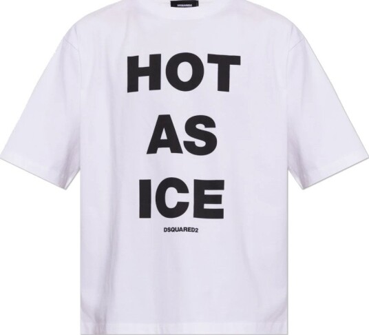 Dsquared2 Herre Topper Hvit L,