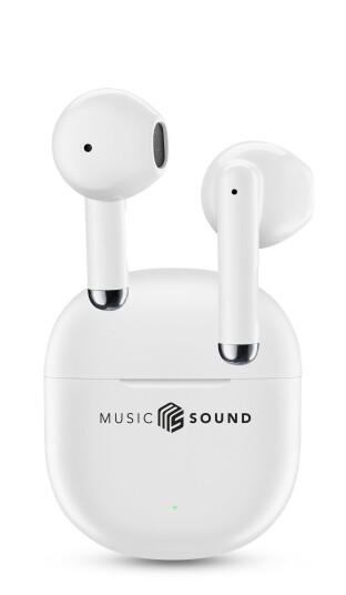 MusicSound BREEZE TWS Ørepropper Hvit MusicSound BREEZE TWS Ørepropper Hvit