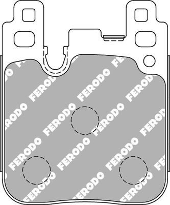 Bremseklosser FERODO RACING FCP4663Z Bremseklosser FERODO RACING FCP4663Z