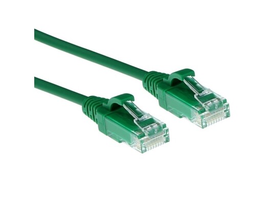 Act Green 7 Meter Lszh U/Utp Cat6 Datacenter Slimline Patch Cable Snagless With Rj45 Connectors (Dc9707)
