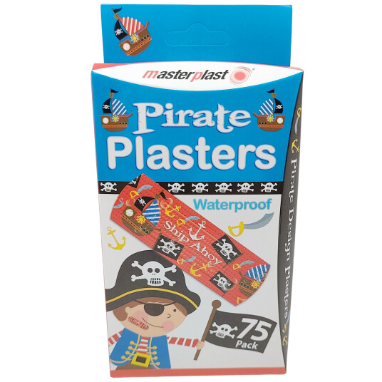 Barneplaster Masterplast Pirat & Prinsesse 75 stk. PIRATE