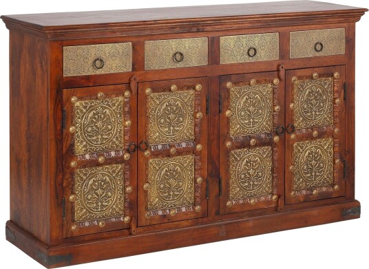 Silian Skjenk 180 cm - Akasie Brun
