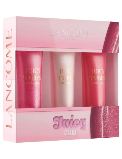 Lancôme Lancôme Juicy Club Lip Set   Juicy Tubes Mini Trio Gloss   Pink   1 PCE