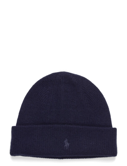 Polo Ralph Lauren Washable Cashmere Beanie   Navy   ONE SIZE