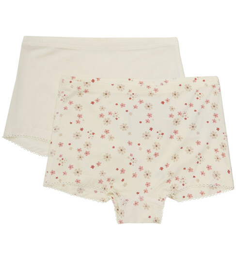 Minymo Hipsters 2 pack Viskose Dusty Sedertre Minymo 11 år 146 Hipsters Beige