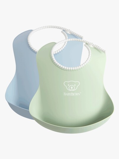 Babybjörn 2-pakning Smekker Plast BPA-fri Blekgrønn Blekblå Babybjörn 2-pakning Smekker Plast BPA-fri Blekgrønn Blekblå