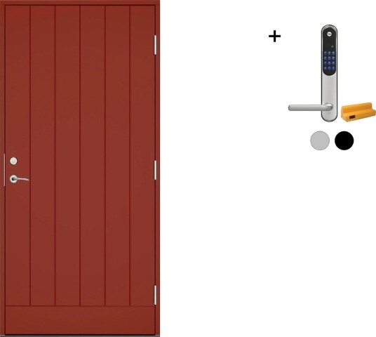Ytterdør Swedoor Clever-Line+ Koster med Yale Entrus