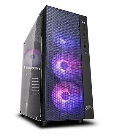 DeepCool MATREXX 55 ADD-RGB Midi Tower Kabinett med Vindu - Svart DeepCool MATREXX 55 ADD-RGB Midi Tower Kabinett med Vindu - Svart