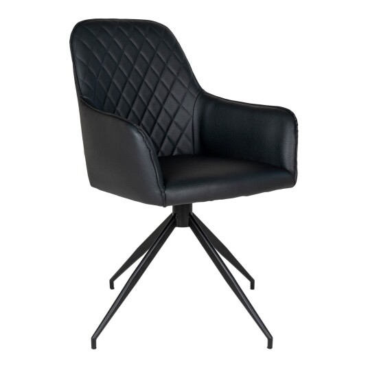 House Nordic Harbo spisestuestoler med dreiefot svart. 1633399-01-0 1696469-03-0