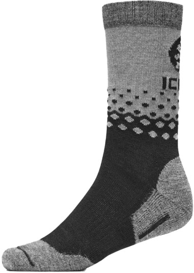 Icebug Warm Wool Sock Black/Grey 43-45