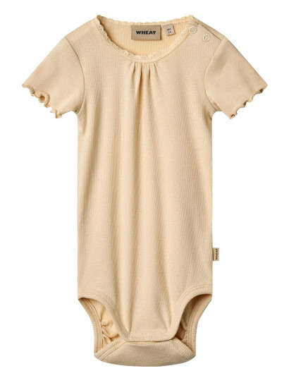 Wheat Rib Body S/S Edna Yellow 68 Wheat Rib Body S/S Edna Yellow 68