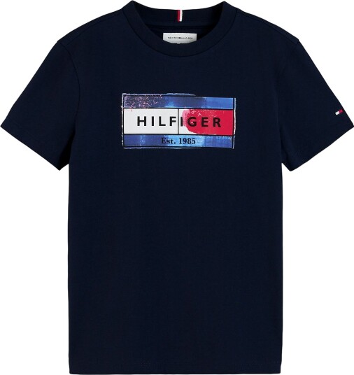 Tommy Hilfiger T skjorte Dark Blue m. Trykk Tommy Hilfiger 14 år (164) T skjorte Marineblå