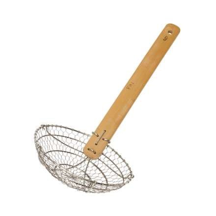 School of Wok frityrsleiv 38 cm metall/bambus School of Wok frityrsleiv 38 cm metall/bambus