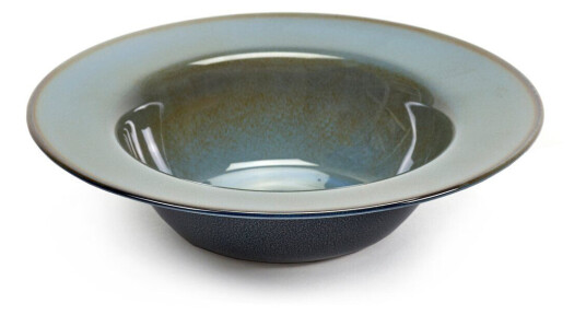 Serax Terres de Rêves dyp tallerken 21,3 cm Blue grey-dark blue
