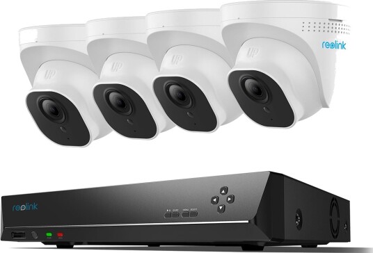 Reolink NVS8 4K Overvåkningssystem med 4 Dome-kameraer