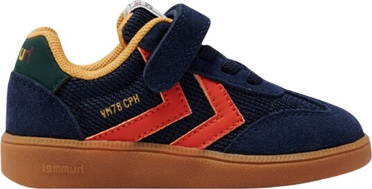 Hummel Sko CPH Infant Black Iris/Multi Colour Hummel 23 Sko Marineblå Oransje