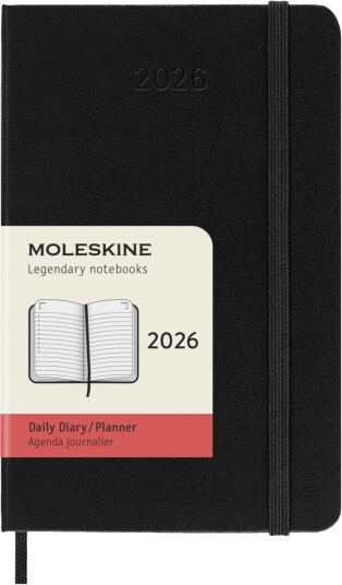 Moleskine 2026 Hard P Dag Sort