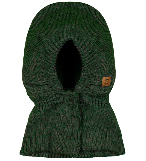 mikk-line Knit Balaclava W Opening/Dino - Blue - 62-68 mikk-line Knit Balaclava W Opening/Dino - Blue - 62-68