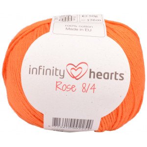 Infinity Hearts Rose 8/4 Garn Unicolor 193 Oransje