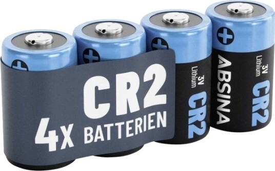 Absina Cr 2 Spesialbatterier Litium 800 3 V 4 Stk 401036-4 Absina Cr 2 Spesialbatterier Litium 800 3 V 4 Stk 401036-4