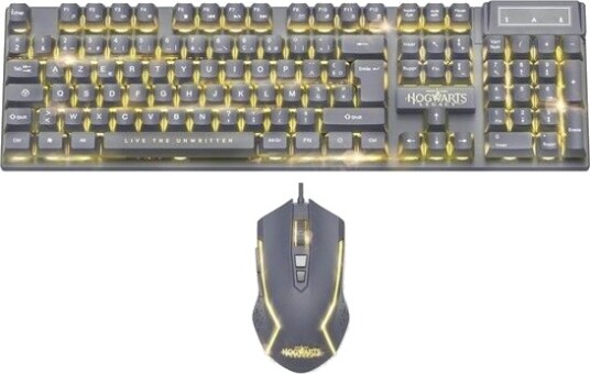 Freaks And Geeks Hogwarts Legacy Gaming Keyboard and Mouse Bundle Gaming tastatur & mus Fransk Svart